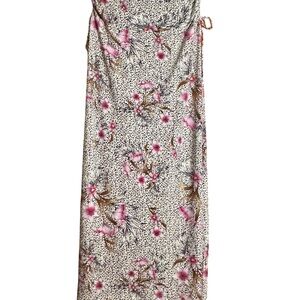 White House Black Market Pink Floral Maxi Dress/Skirt